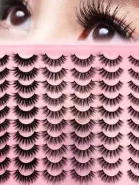 False Eyelash Multipack 60 Pair Tray - Black Lashes